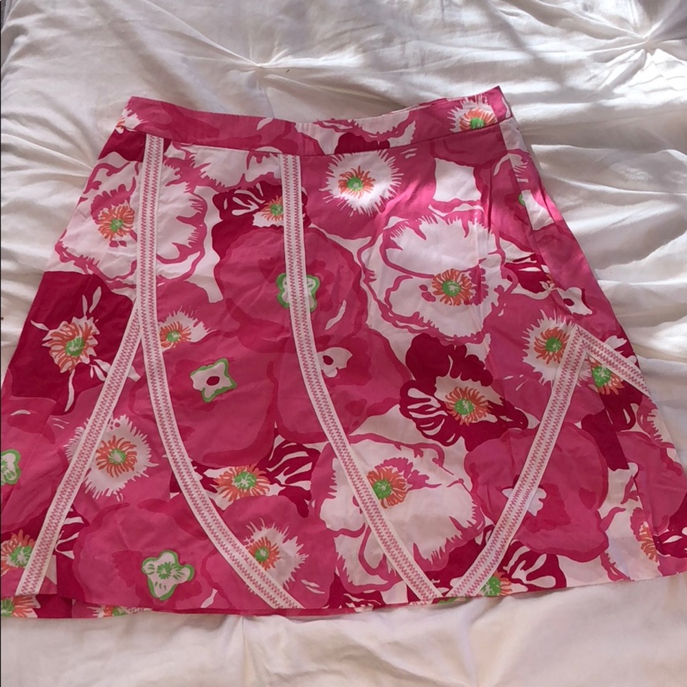 Lilly Pulitzer Cherry Begonia Skirt